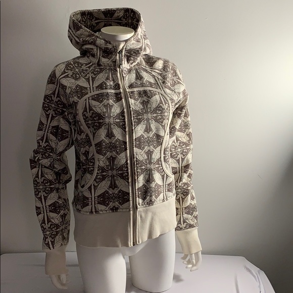 Lululemon Scuba Hoodie Yoga Warrior Print 10 - Picture 2 of 9